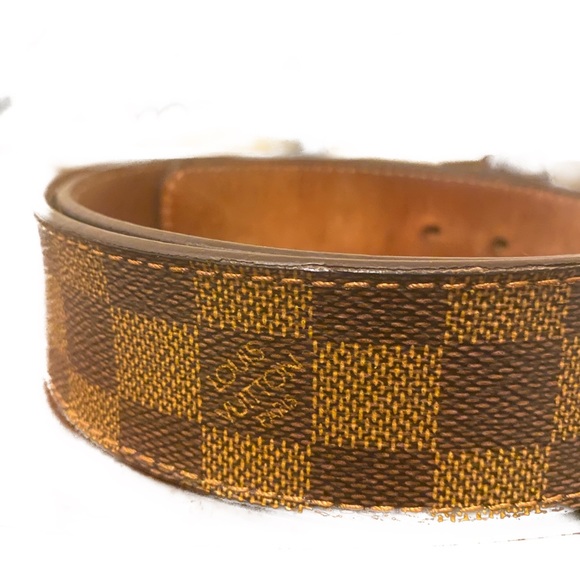 VINTAGE ‘92 Louis Vuitton Damier Inventeur Belt - Picture 2 of 4